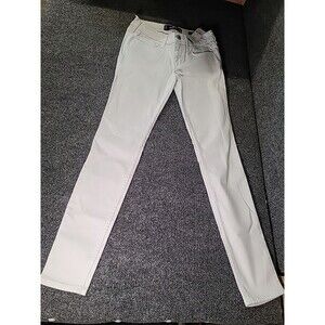 NWT NEW Hollister Women's Size 3R W26 L30  Super Skinny Stretchy Jeans White